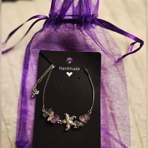 Handmade Silver Starfish Bracelet
